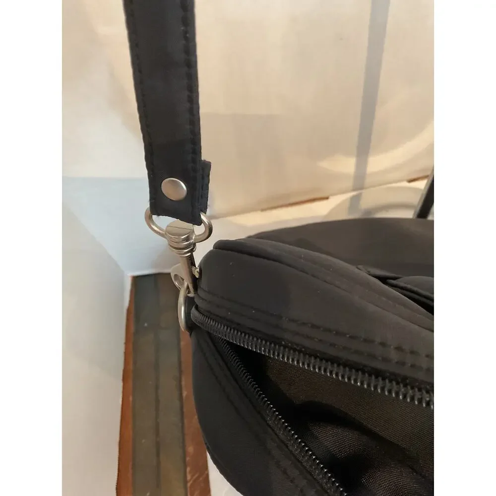 Disneyland Park - Black Nylon Laptop Tote Crossbody Bag